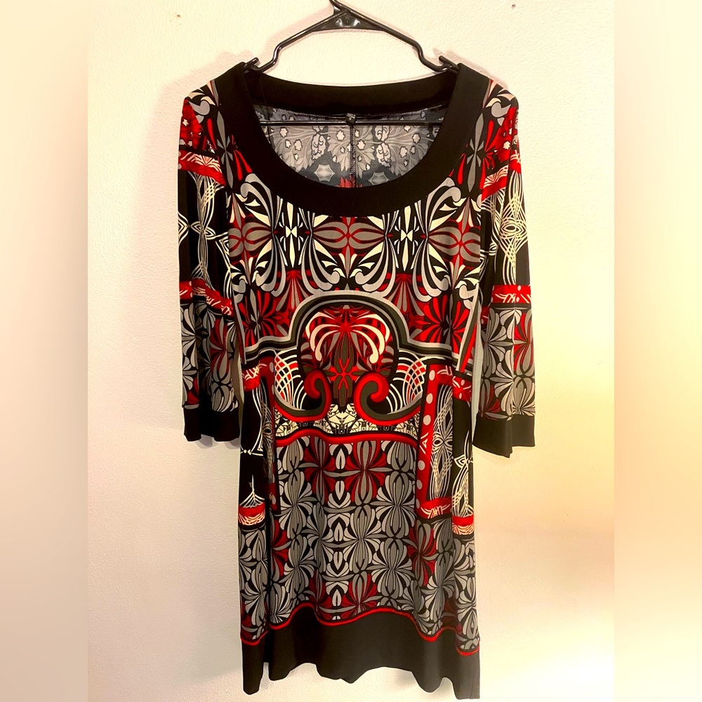 Black and red, modern Tiana dress